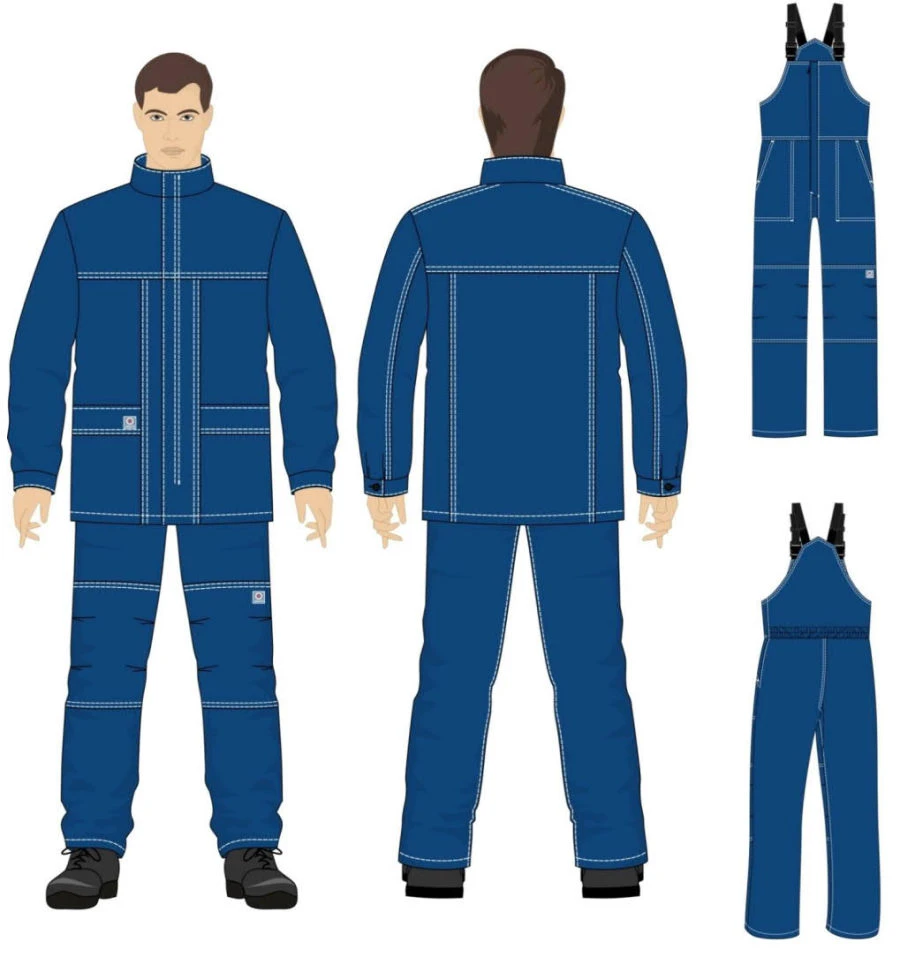 Men's Protective Suit Against Thermal Risks from Electric Arc 32.0 cal/cm²