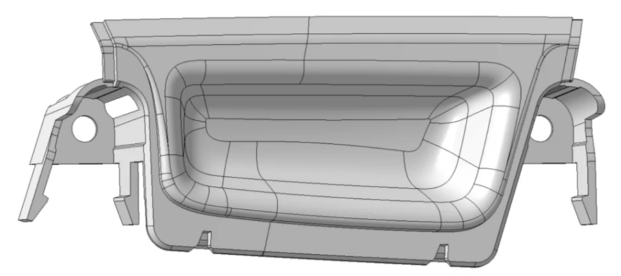 Right Interior Handle for Vehicles, Model 9685950877