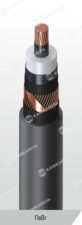 Power Cable with Copper Conductors for 3kV Applications, PvVG Model