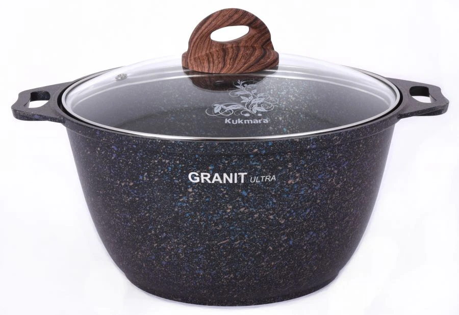Aluminum Cast Pot 4L with Non-stick Coating, Kukmara "Granit Ultra