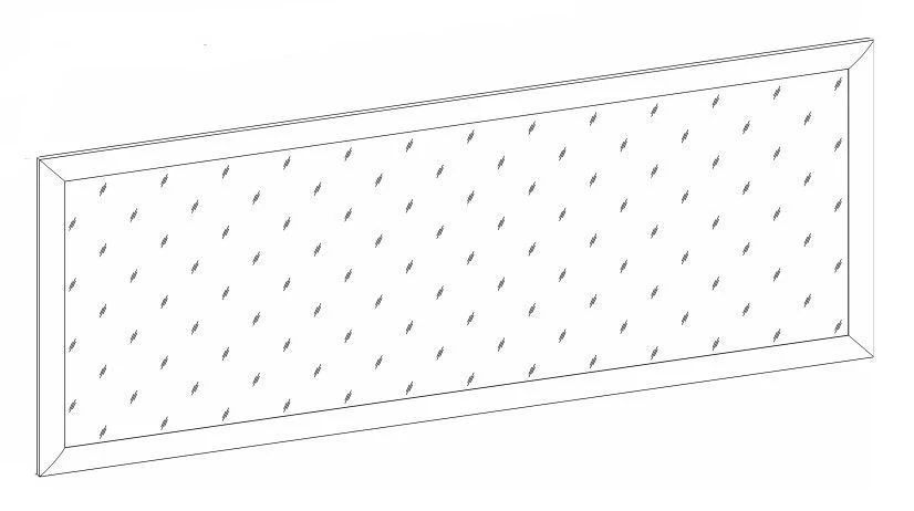 Reinforced Household Mirror with Frame, Model TV-BZRБ-5.26.01