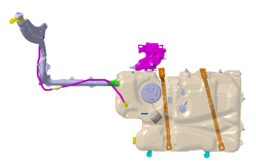 Plastic Fuel Tank K0R 9832353680