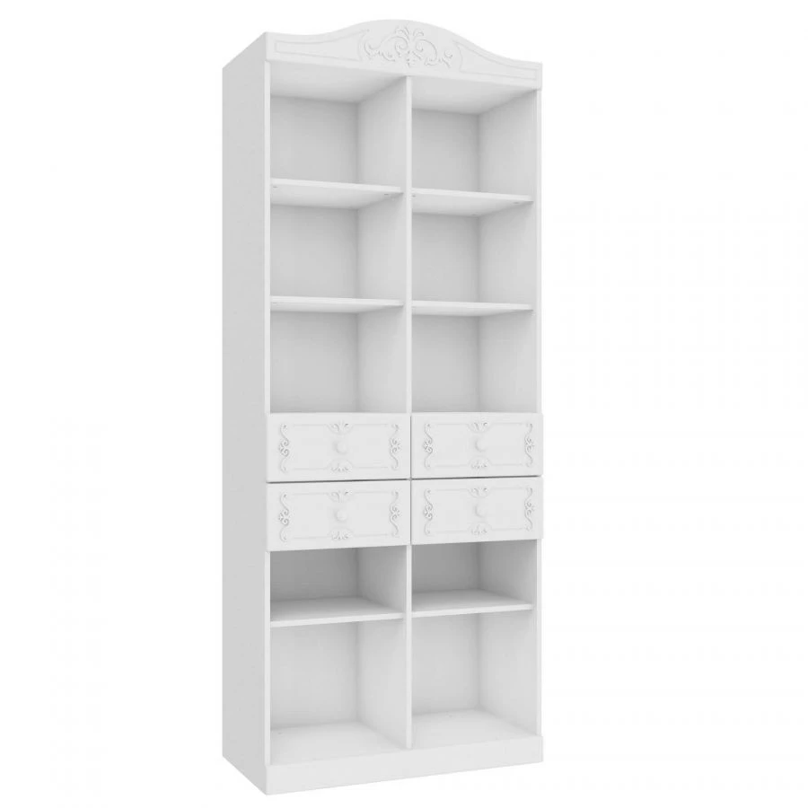 Two-Section Shelving Unit Karina LD.525080.000 (White)