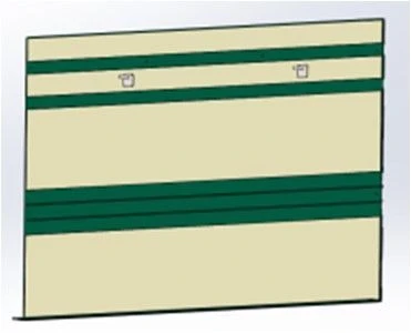Window Side Panel S.31Р-10.30.050 for Tram Vehicles