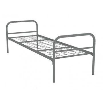Single Metal Bed by Bashkir Furniture Factory