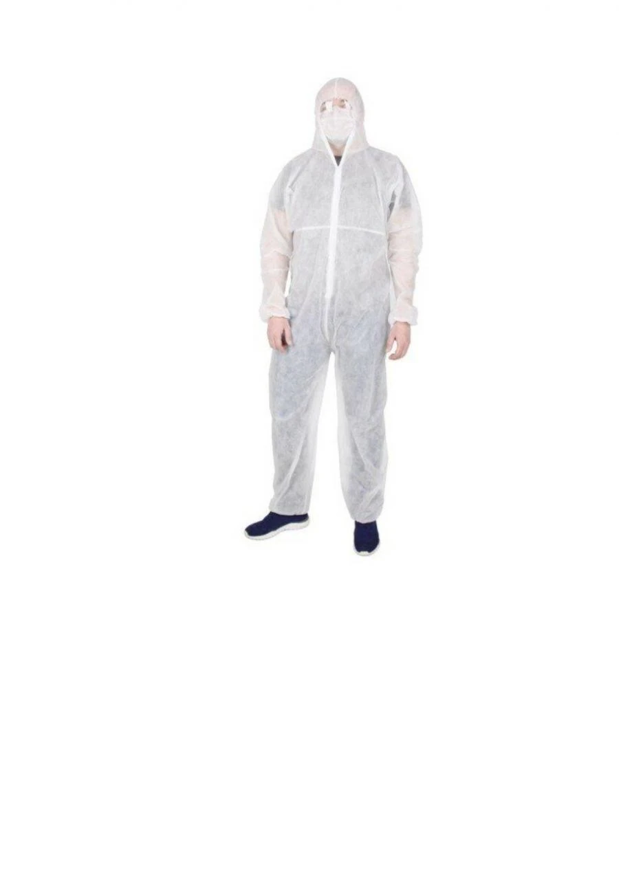 Disposable Medical Protective Coveralls, Non-Woven Fabric, Size S-XXXL