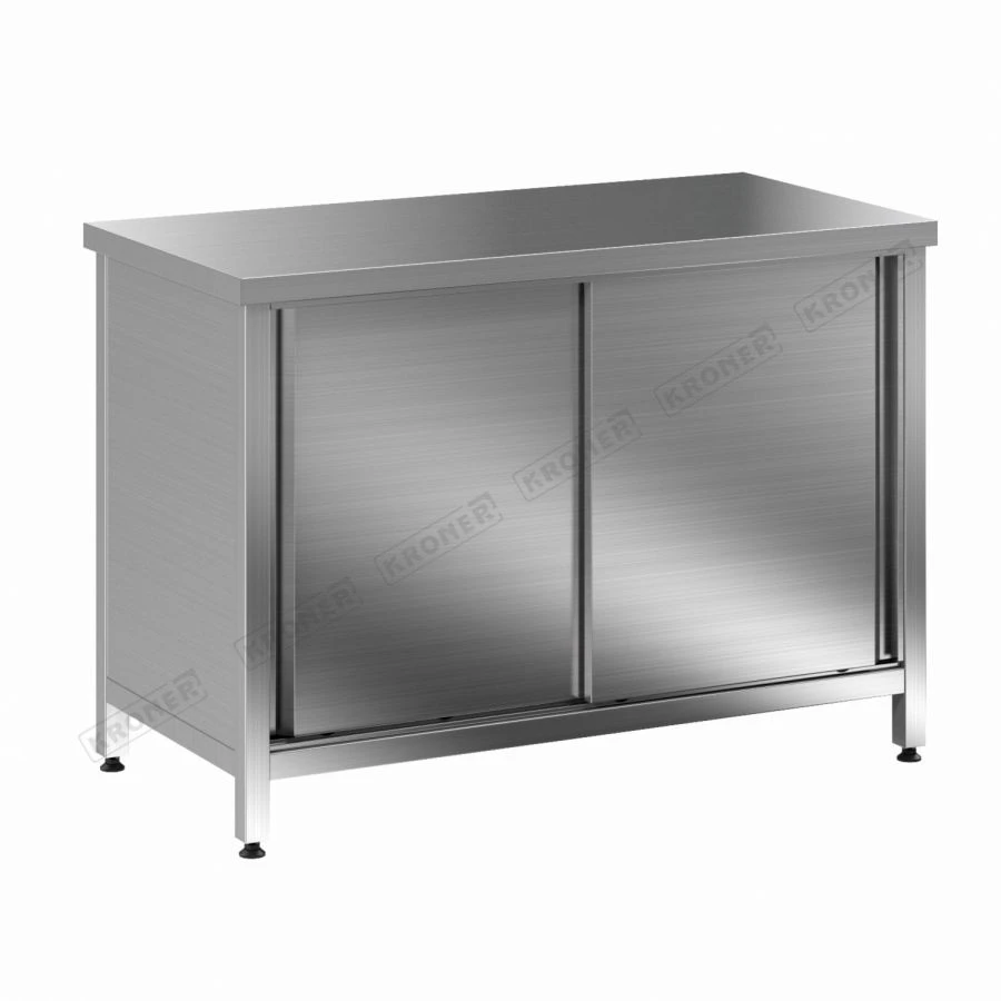 Central Folding Table STC with Sliding Doors