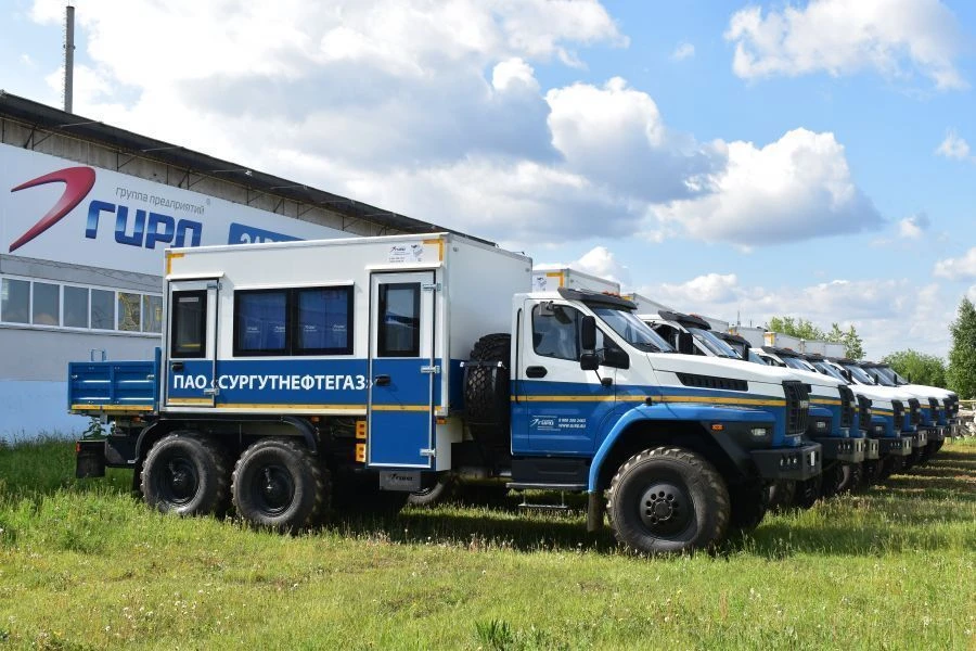 Special Purpose Car on Ural 4320 Chassis for Cargo Transport, GIRD Model