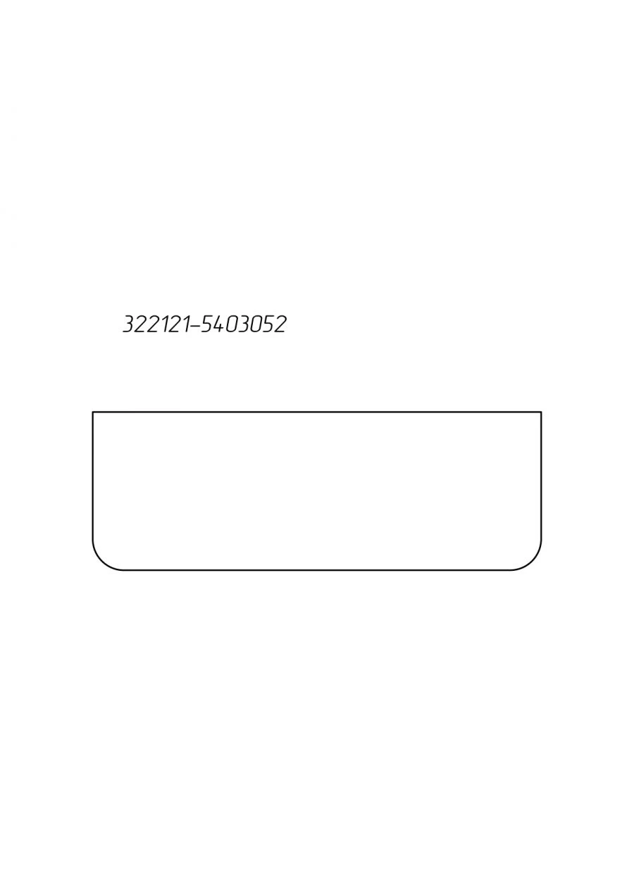 Window Glass for GAZ 322121-5403052