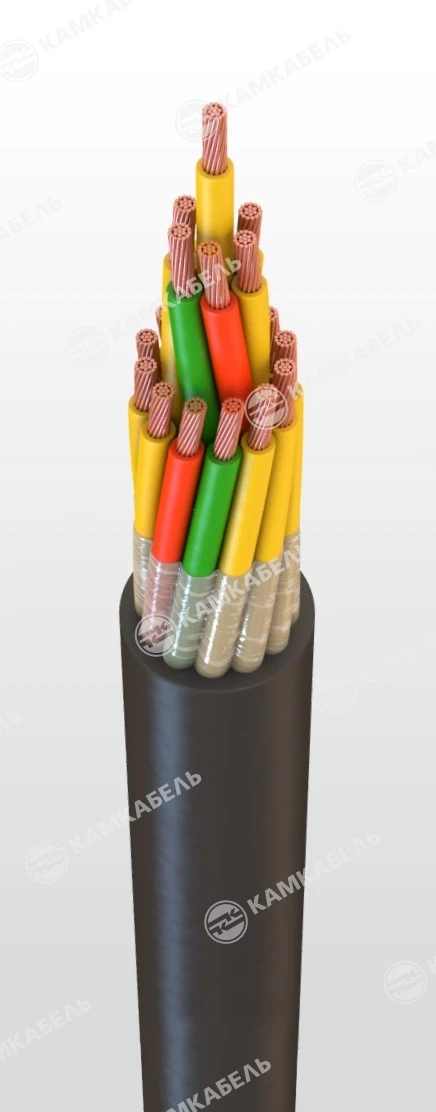 Fire-resistant marine cable with halogen-free insulation, 0.45/0.75 kV, KHRKPn