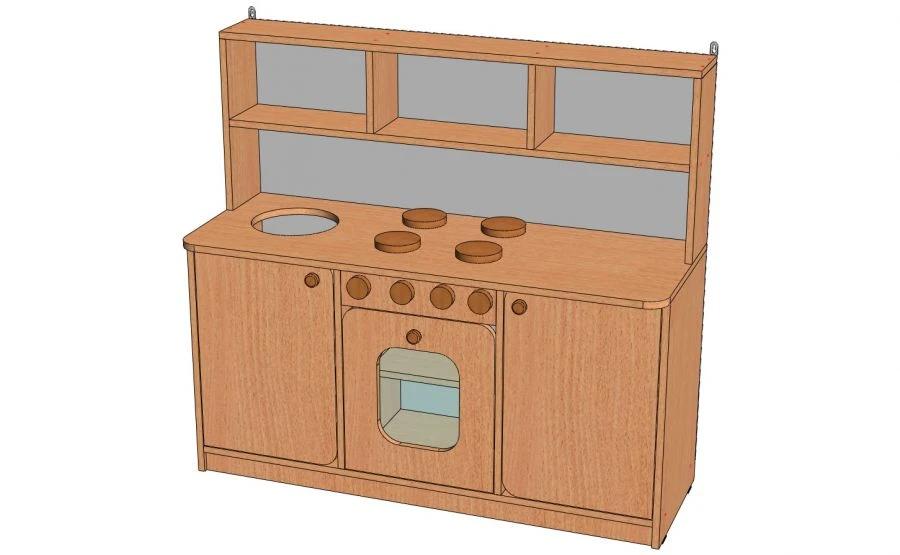 Play Zone Shelf "Kitchen" Model S-K1