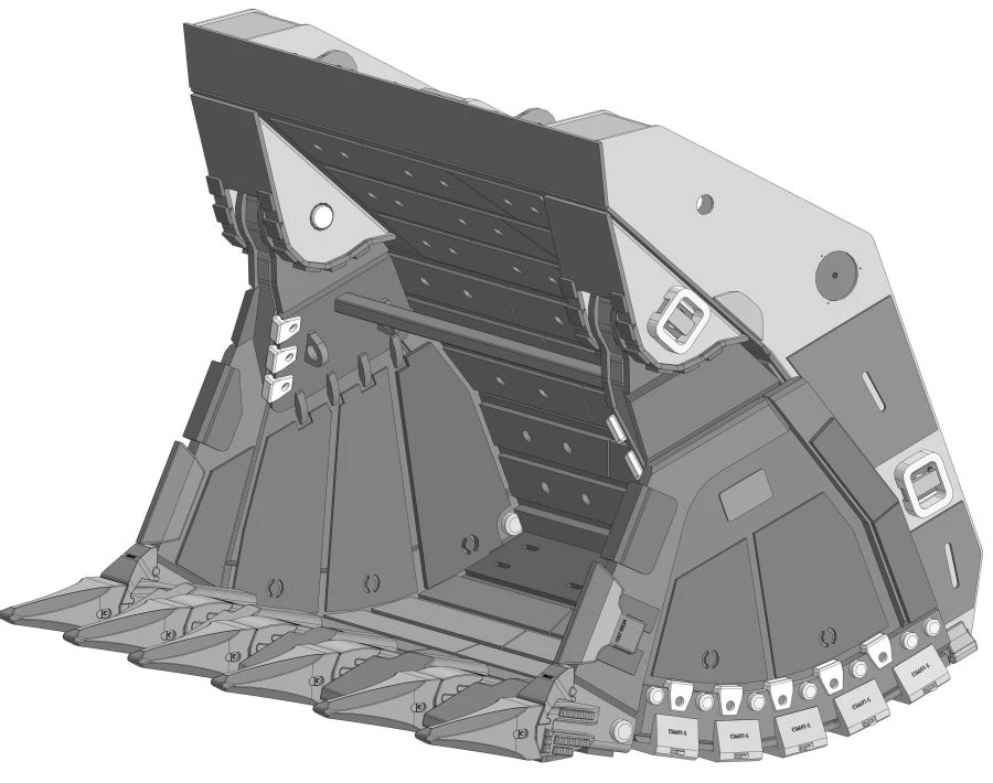 Ковш с донной разгрузкой PC-3000.FS-16-T2-GS-JH1X-NF