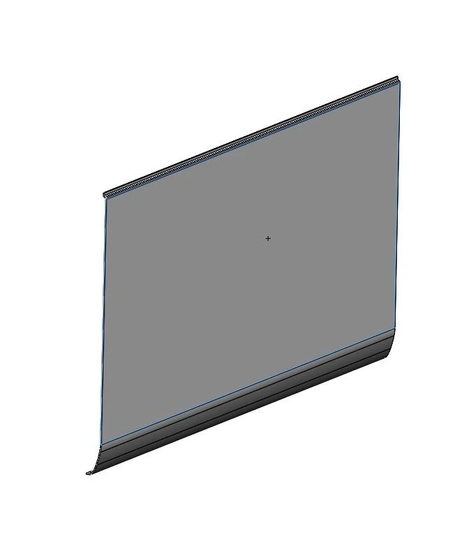 Polyester Glass Fiber Panel L=1258