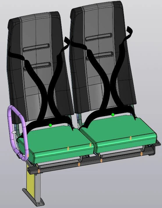 School Bus Passenger Seat DС15.6840.010-PV03