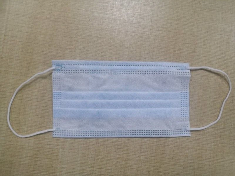 Disposable Non-Sterile Medical Mask, Three-Layer Fabric