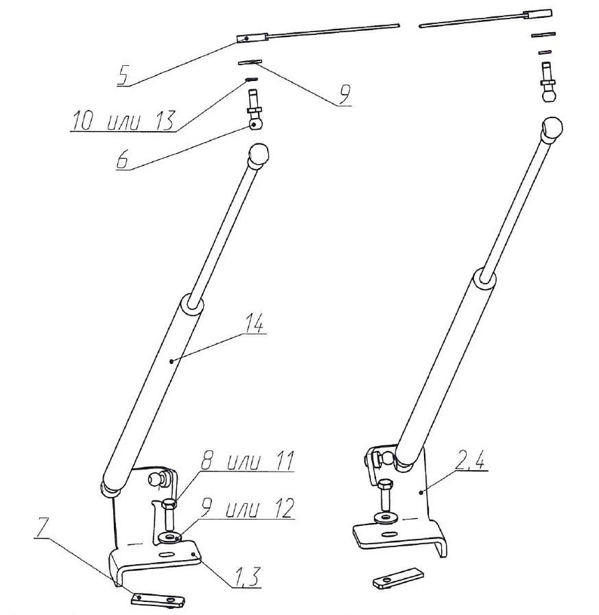 Smooth Hood Lifting Device for HYUNDAI TUCSON (2015-2018)