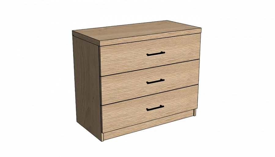 Three-Drawer Commode MNC