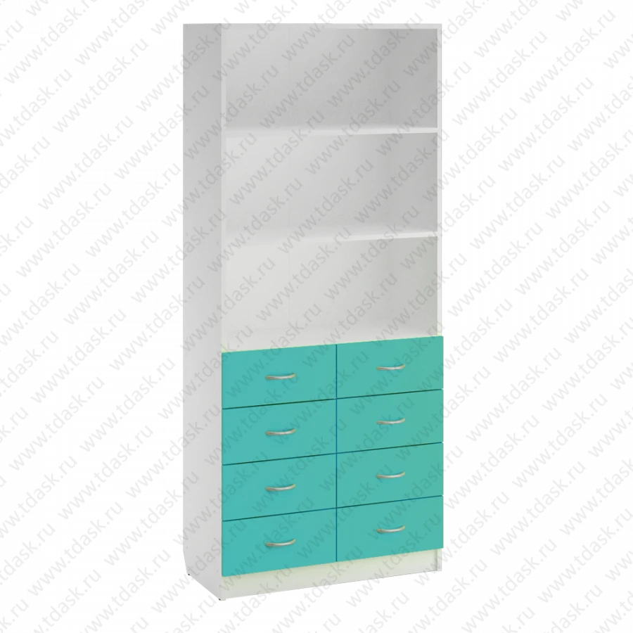 Document Cabinet with Open Compartment and Drawers SHK.13.03
