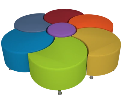 Flower Puff - Model "ЦВЕТОК"-2