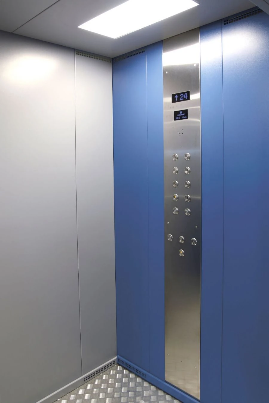 Passenger Elevator 1000 kg Load Capacity, 1.6 m/s Speed with Machine Room