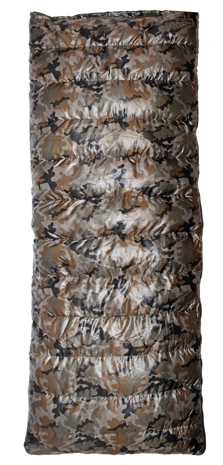 Vertical Sleeping Bag - Two-Layer Down Insulation