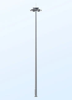 Mobile Crown Mast for Lighting and Communication Equipment