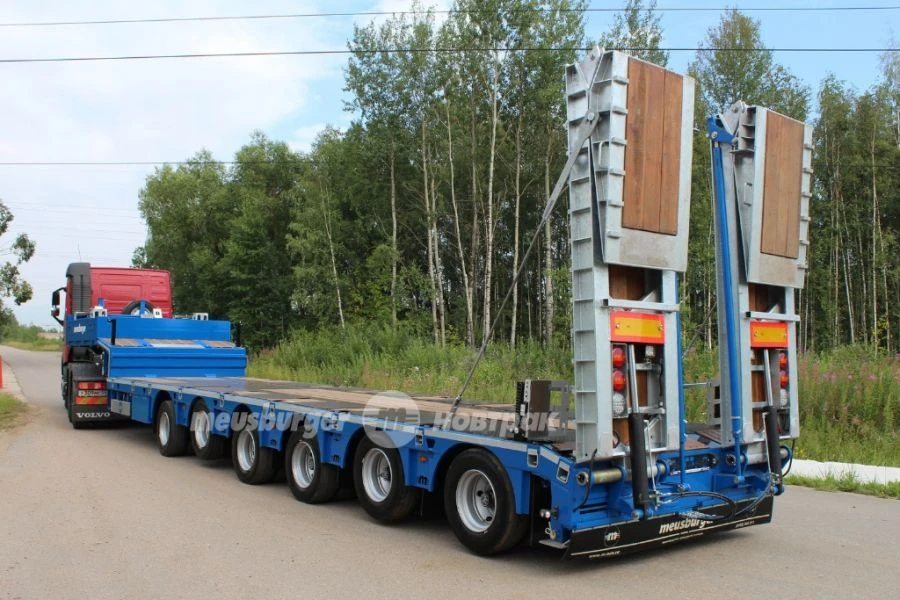 Low-Loader Semi-Trailer Platform Six-Axles TP-697