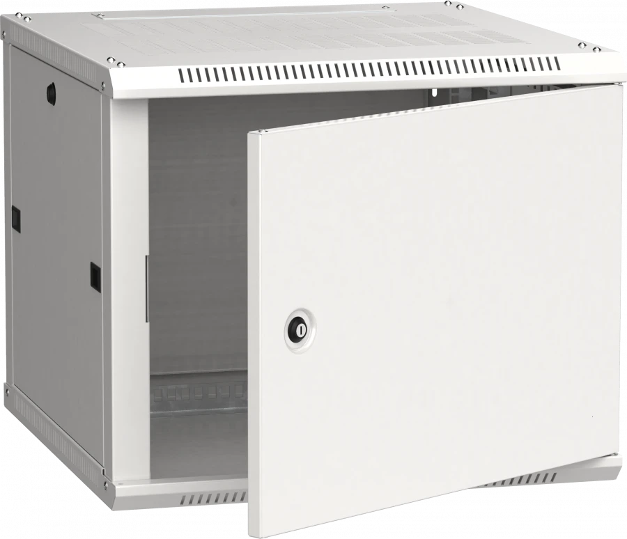 LINEA W 6U Wall-Mounted Cabinet 600x600mm, Metal Door, RAL7035