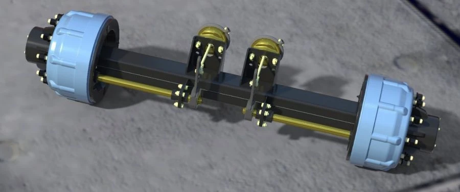 Double Axle MD.S2K1850T9KV120x13 - 9 Ton Capacity