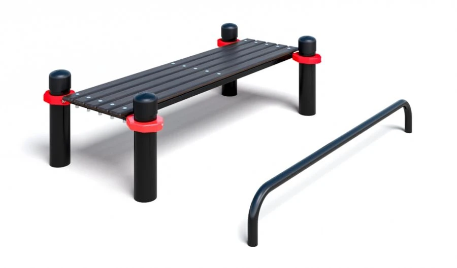 Press Bench with Foot Support