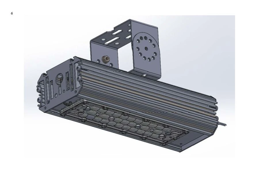 Industrial Design LED Light "MTM IoT" Series KUBIK 60 One Module Mounting UZK 42mm Clamp 59W
