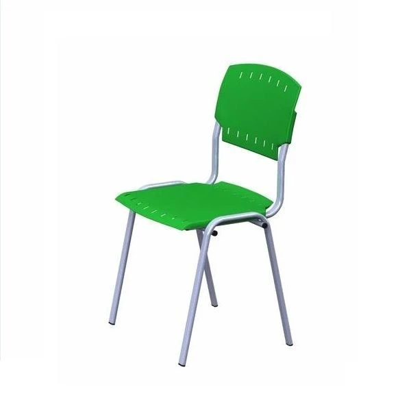 Non-Adjustable Chair with Metal Frame