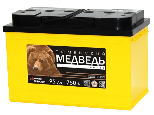 Lead-Acid Starter Battery for Internal Combustion Engines 12V 95Ah Tumen Bear