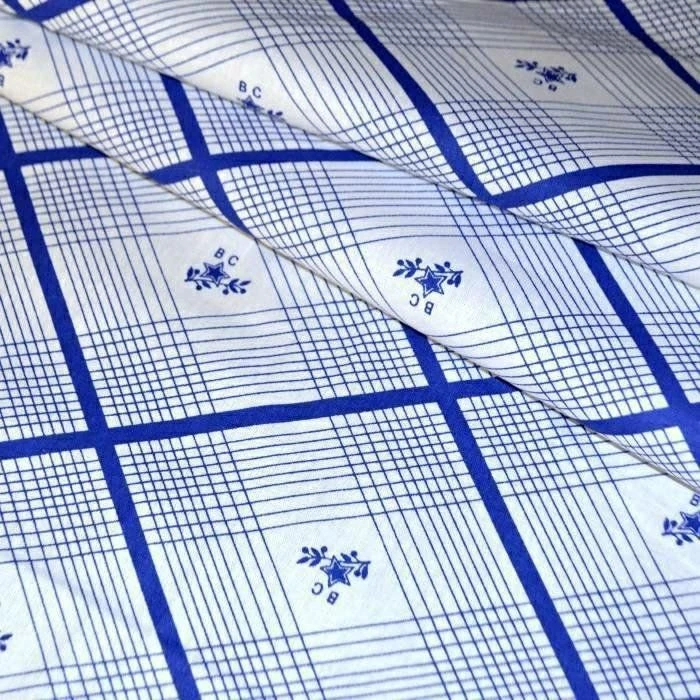 Rectangular Double Bed Sheet 230x150 cm Made of Printed Cotton