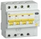 Differential Automatic Circuit Breaker AD14S 4P 50A 100mA IEK