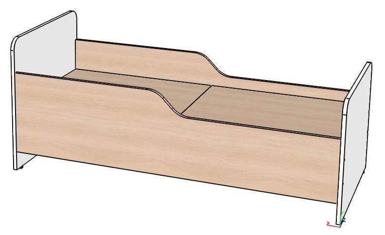 Children's Bed, Model SKrD-01
