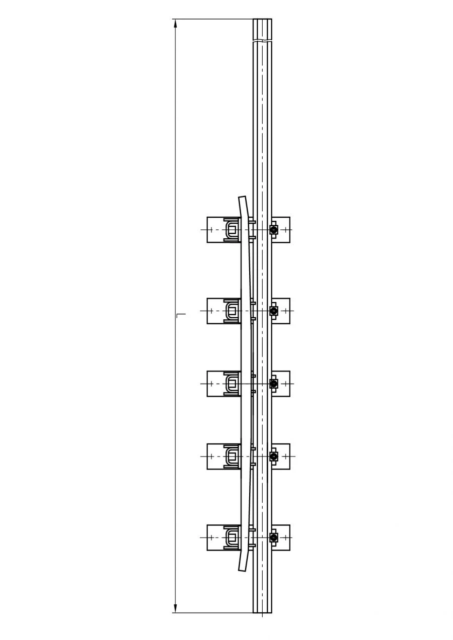 Cross Rail with Counter Rail (Project VSP020. 04. 000/-01; -02; -03; -04; -05)