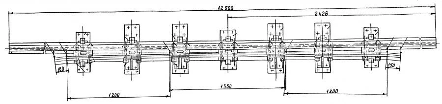 Cross Rail with Counter Rail Type R50 Mark 1/11 (Project 2744.00.040/-01)