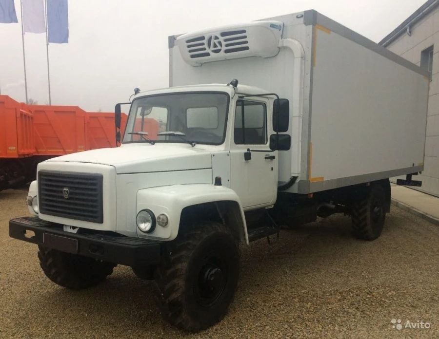 Isothermal/Diesel Refrigerated Truck 37121A on GAZ Chassis