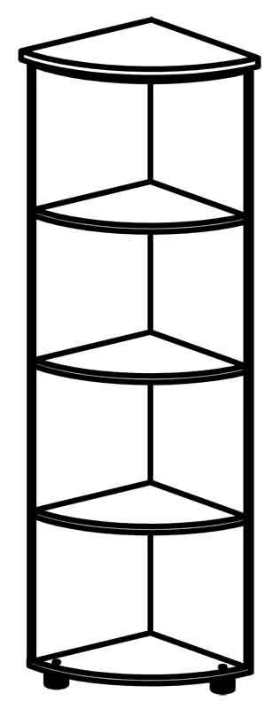 Corner Wardrobe 4208 Rhythm Series