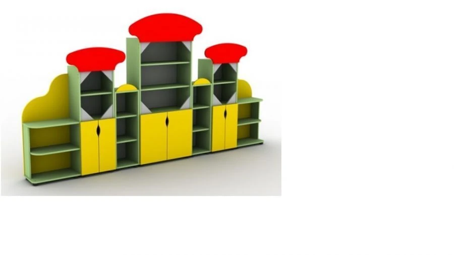 Children's Play Wall - Mushroom Design