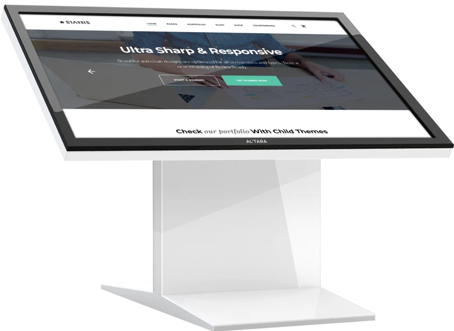 Interactive Table AL'TARA - 21 to 65-inch Touchscreen