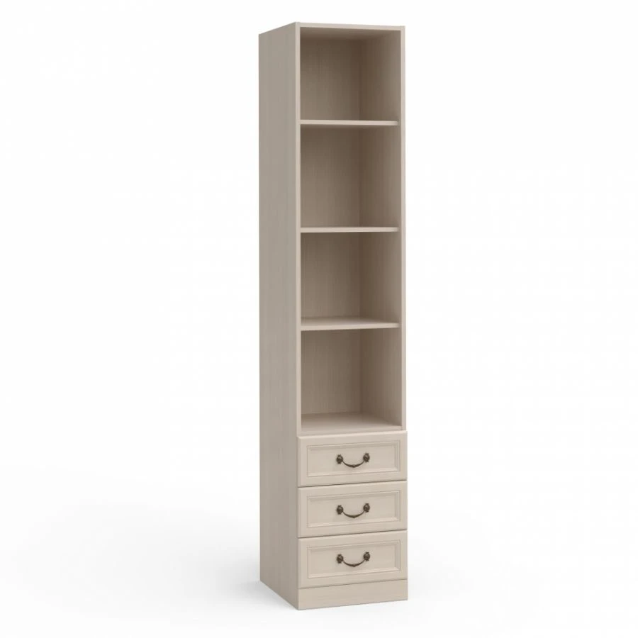 Camilla Modular Furniture Wardrobe FSJ-01.T8L with 1 Door and 3 Drawers