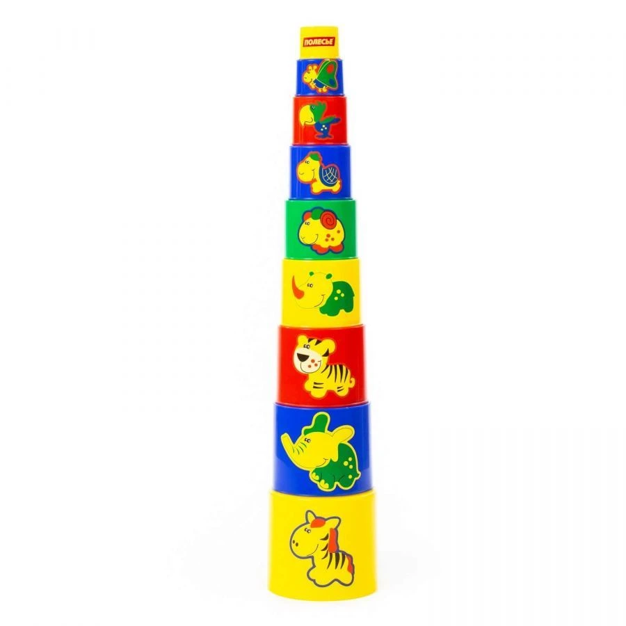 Engaging Stacking Pyramid No. 3 (9 Pieces) - 52582