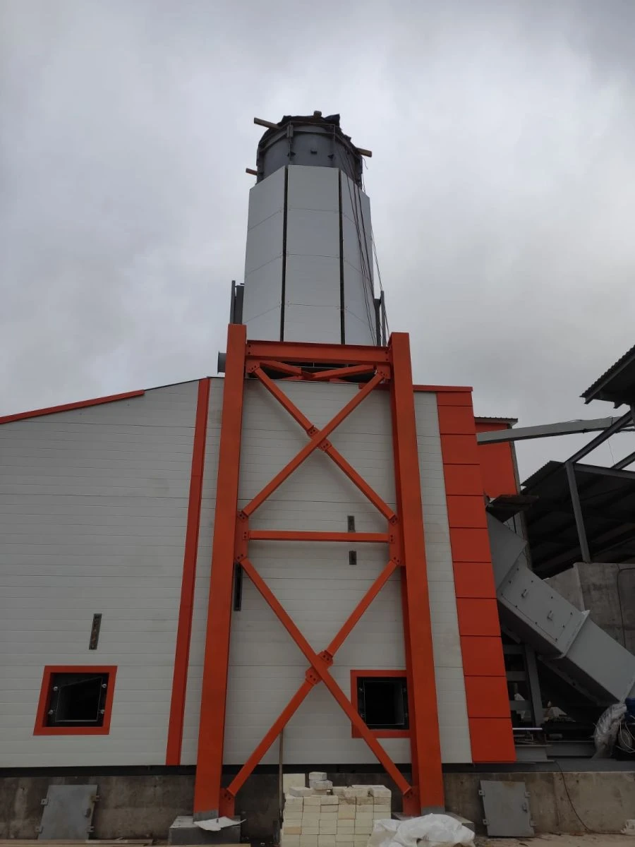 High-Moisture Wood Waste Biomass Combustion Robot Device