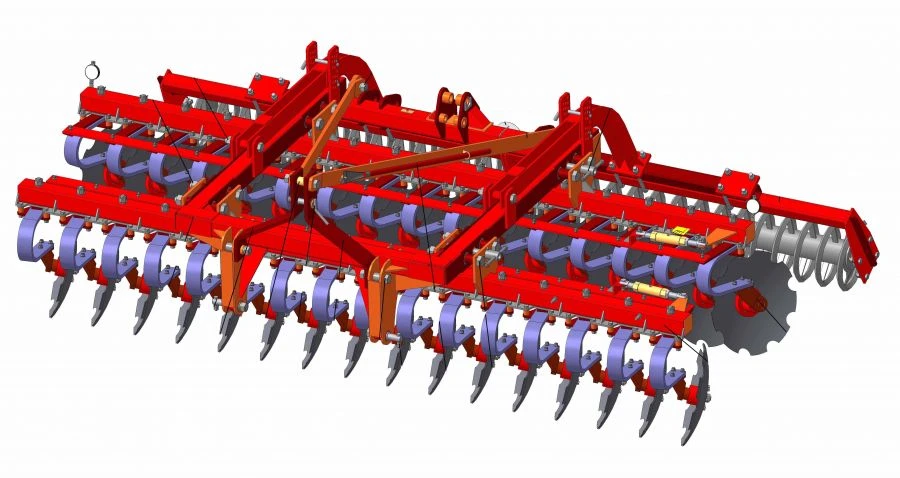 Double Row Disc Harrow BDD-4x2MN