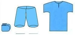 Disposable Non-Sterile Medical Patient Clothing Set ZMT 9398.007.02 V