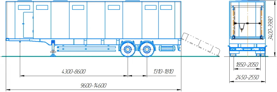 Livestock Transport Semi-Trailer 949169