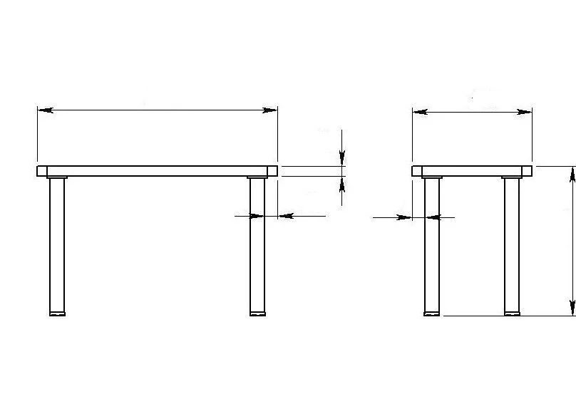 Wooden Children's Table for Preschool Institutions