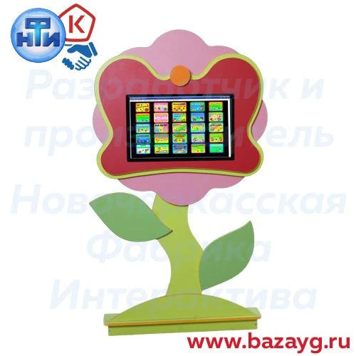 Interactive Educational Wall Panel "Flower